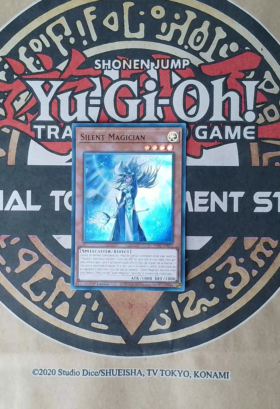 Silent Magician RA02-EN012 Secret Rare front exact card scan